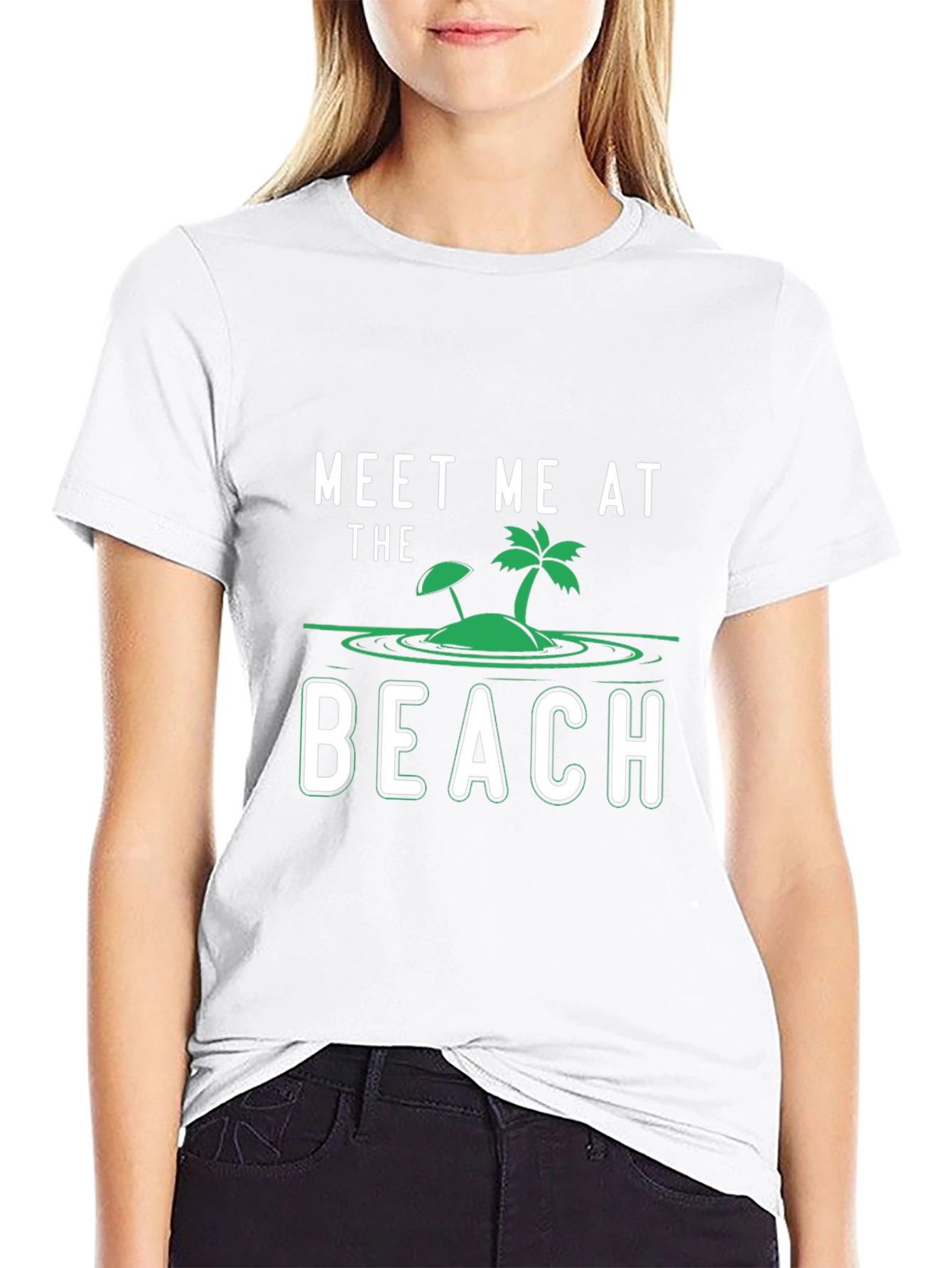 Meet Me At The Beach Graphic T-Shirt