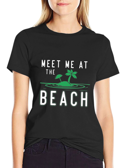 Meet Me At The Beach Graphic T-Shirt