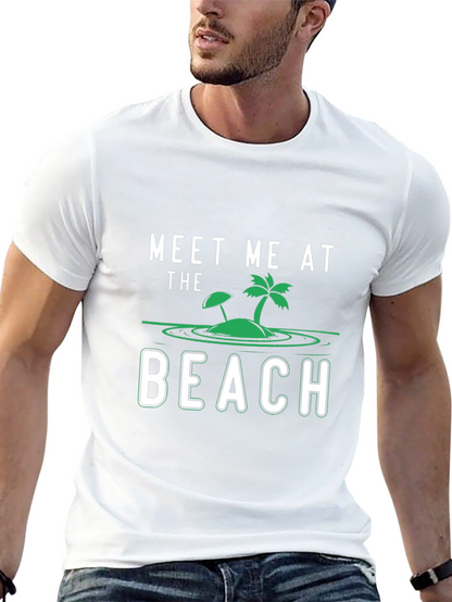 Meet Me At The Beach Graphic T-Shirt