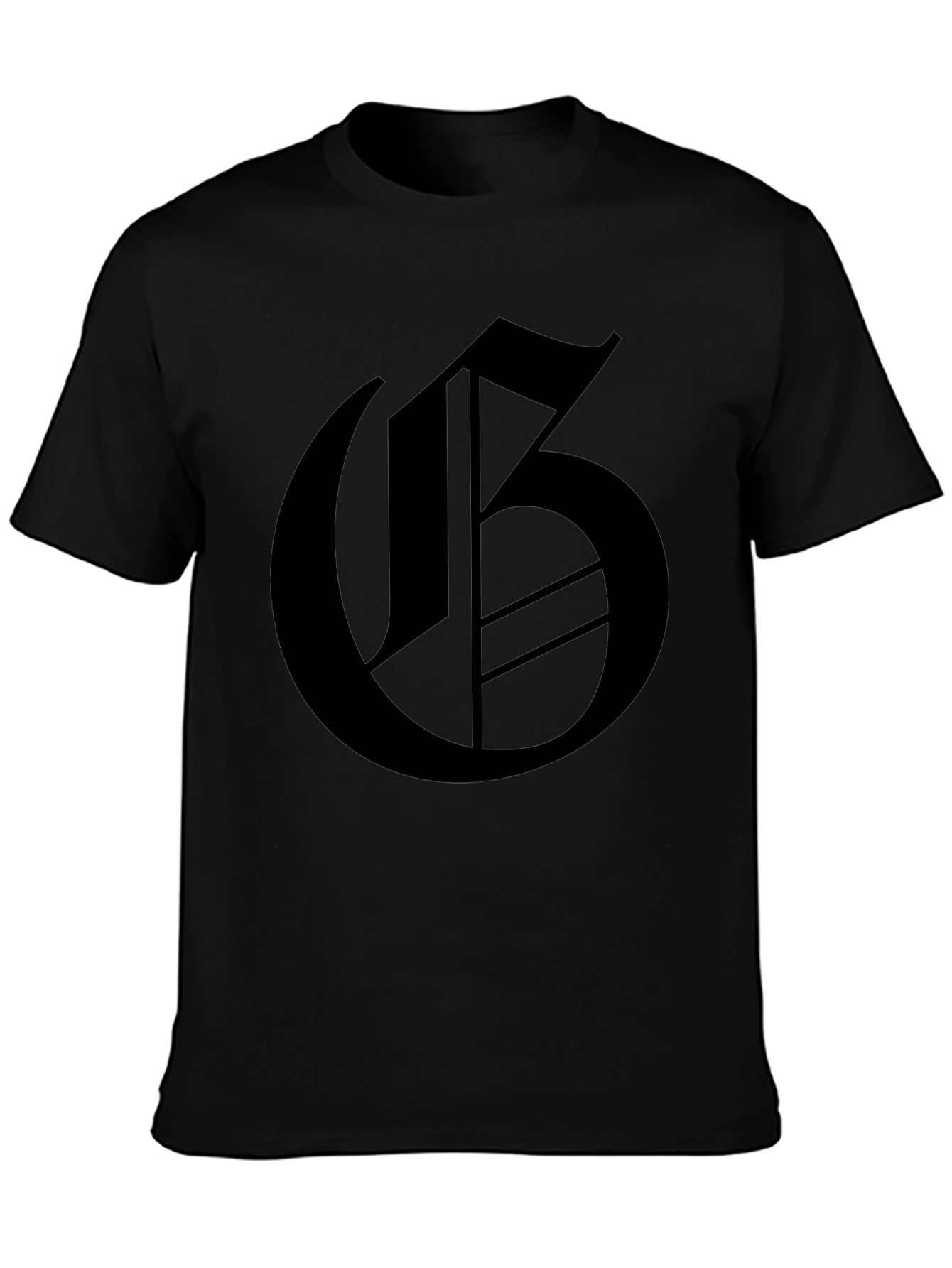 Gothic G Graphic Black T-Shirt