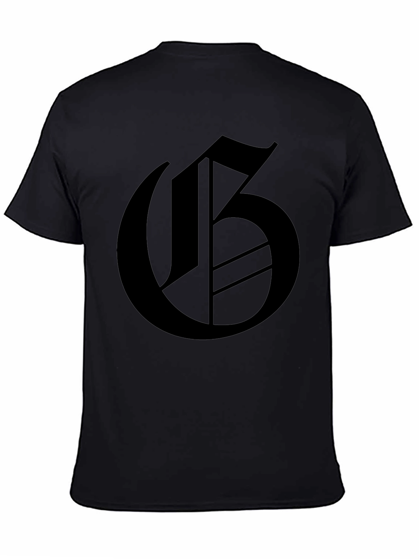 Gothic G Graphic Black T-Shirt