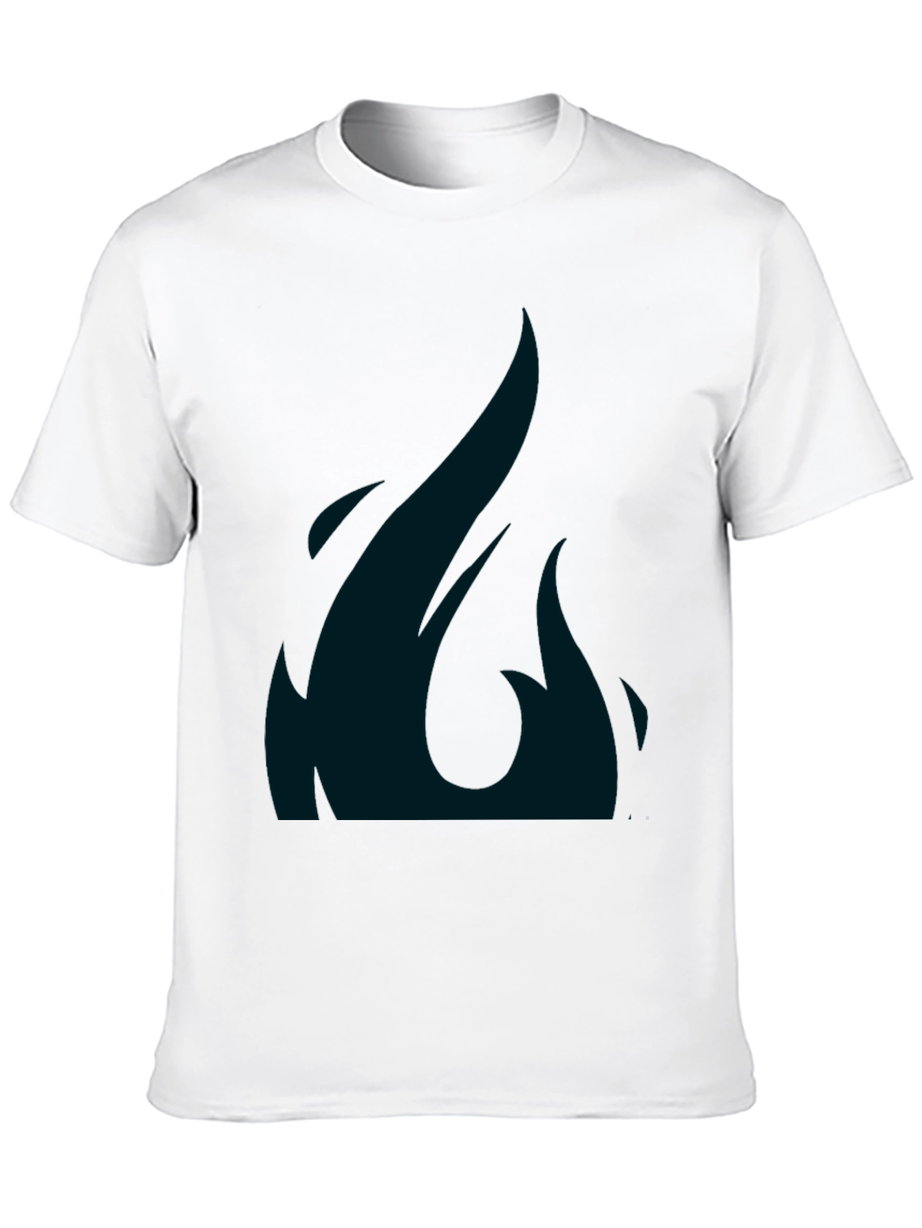 Mens Black T-Shirt with Graphic