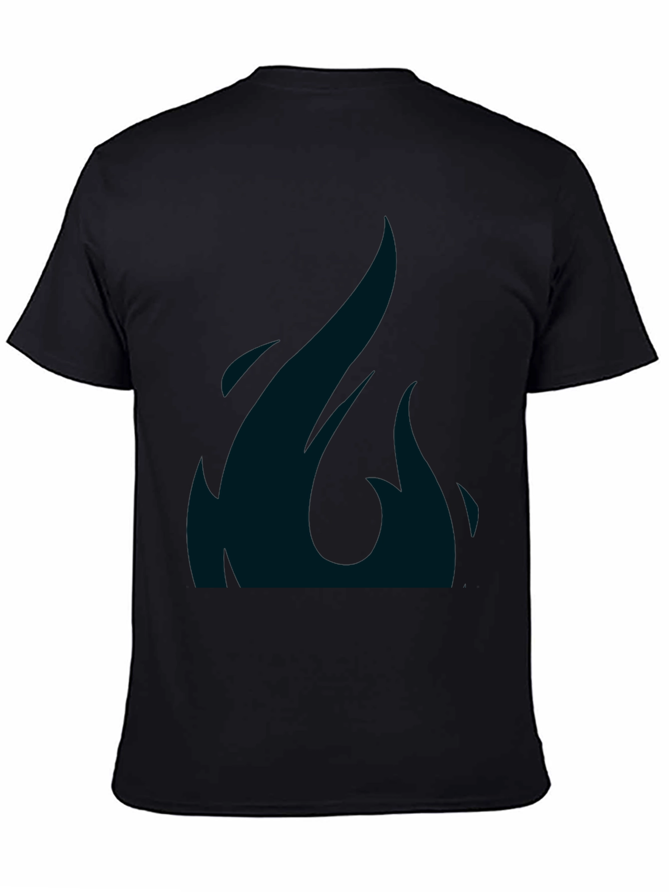 Mens Black T-Shirt with Graphic