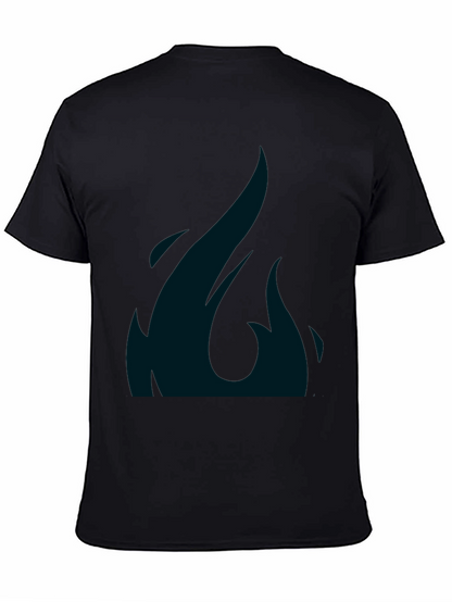 Mens Black T-Shirt with Graphic