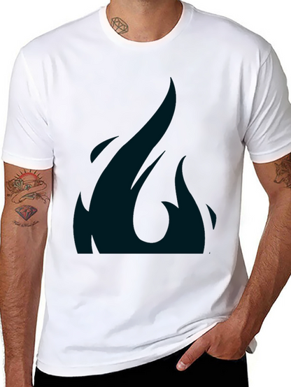 Mens Black T-Shirt with Graphic