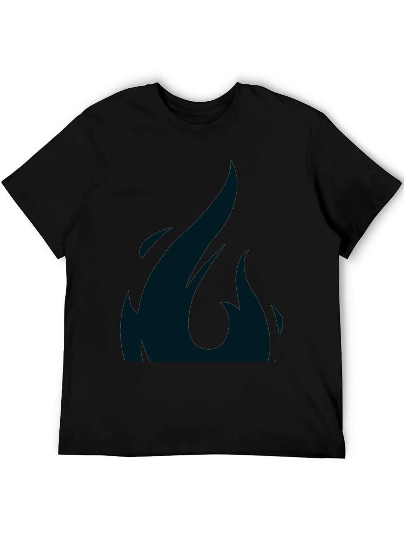 Mens Black T-Shirt with Graphic