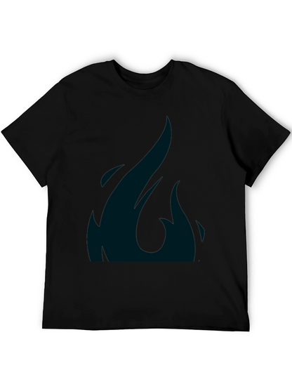 Mens Black T-Shirt with Graphic
