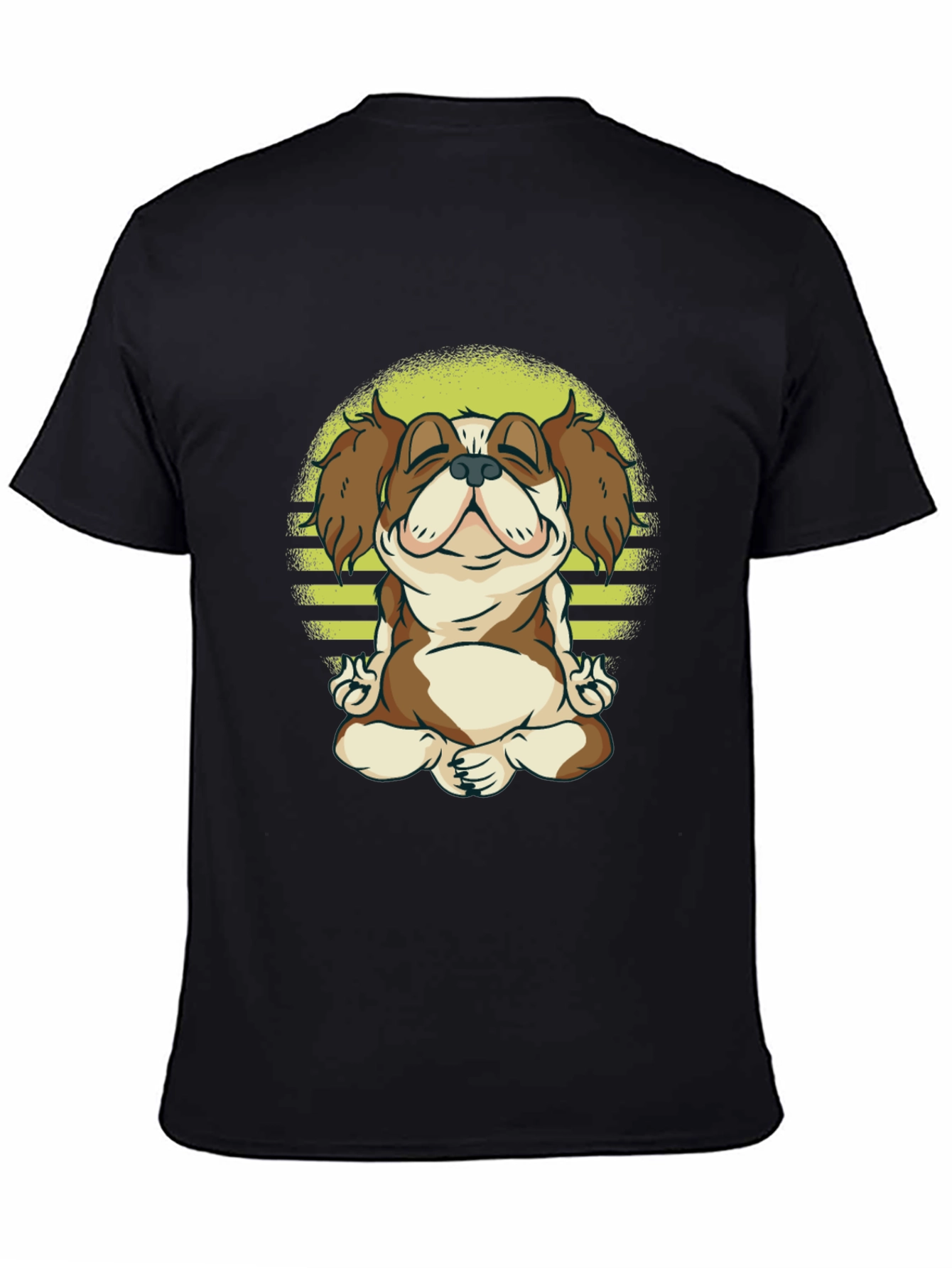 Meditating Dog T-Shirt - Zen Canine Tee