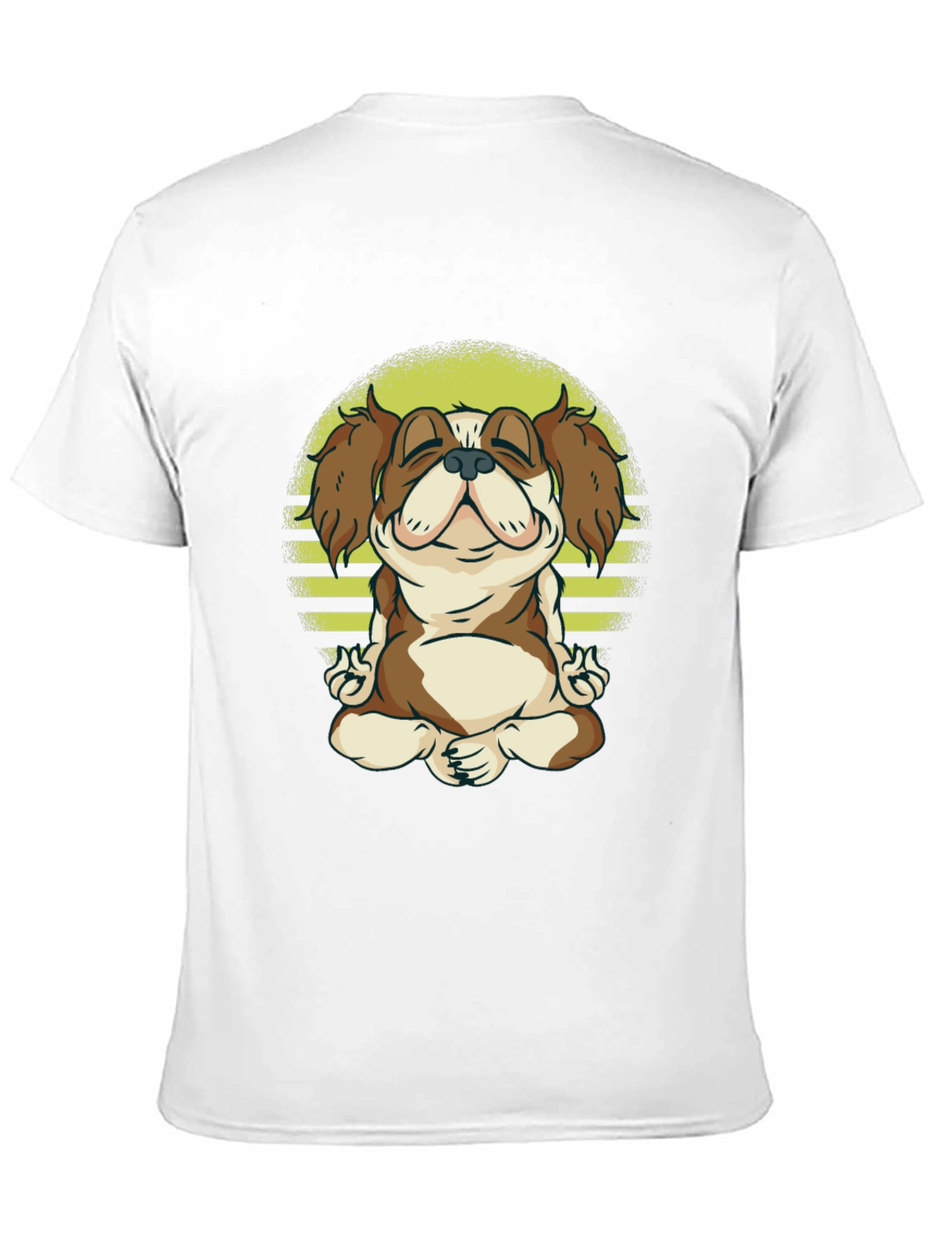 Meditating Dog T-Shirt - Zen Canine Tee