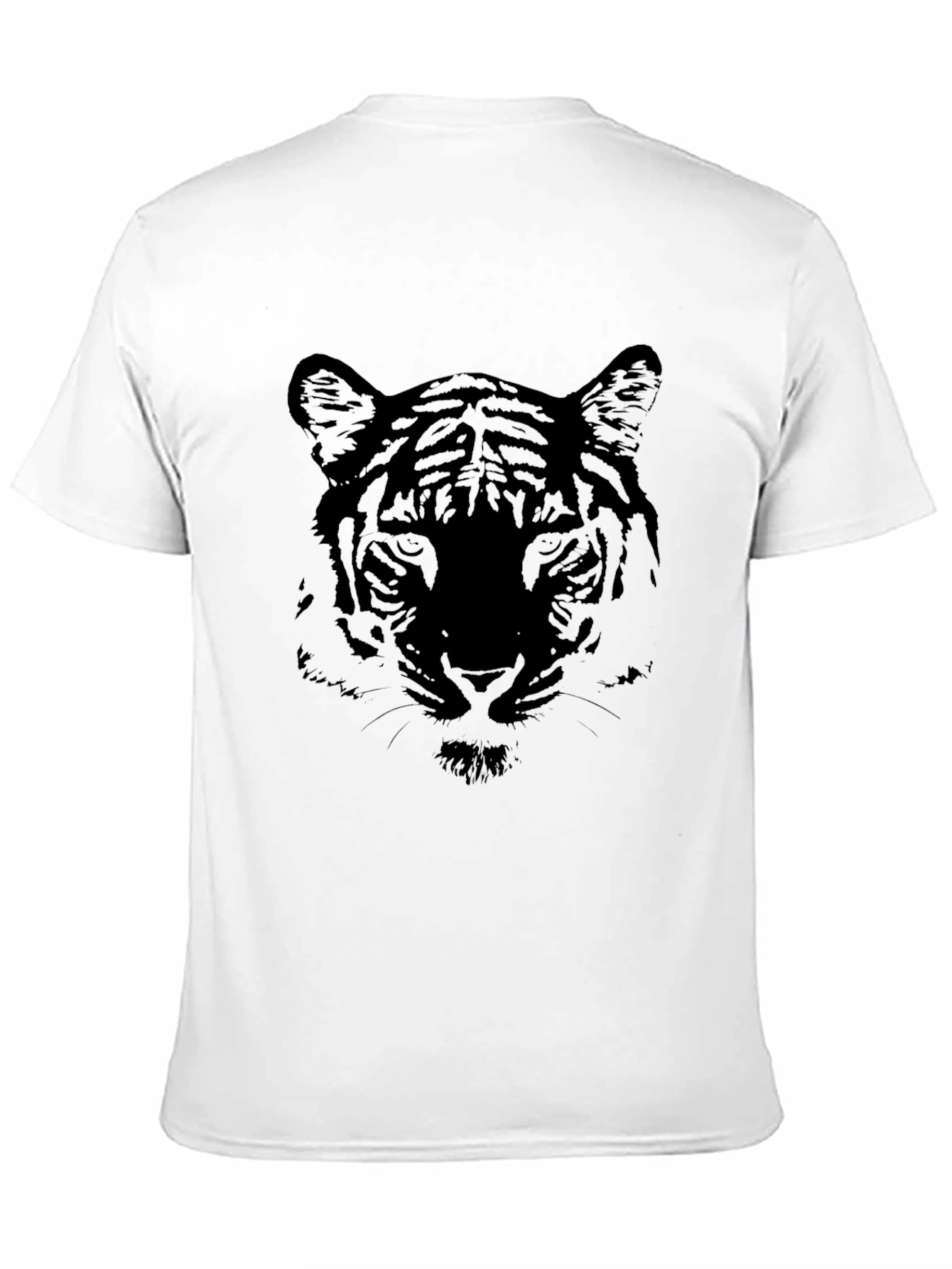 Black Tiger Graphic Tee - Stylish Animal Print Shirt