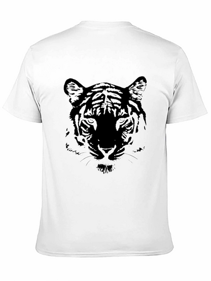 Black Tiger Graphic Tee - Stylish Animal Print Shirt