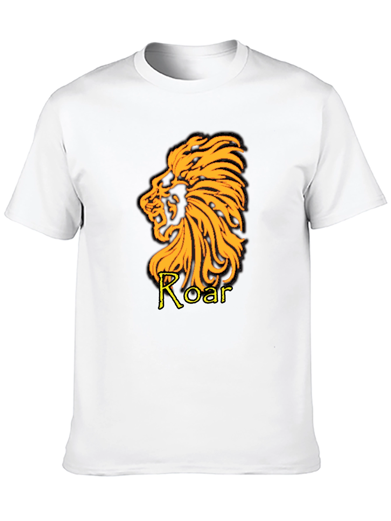 Lion Roar Graphic T-Shirt - Black