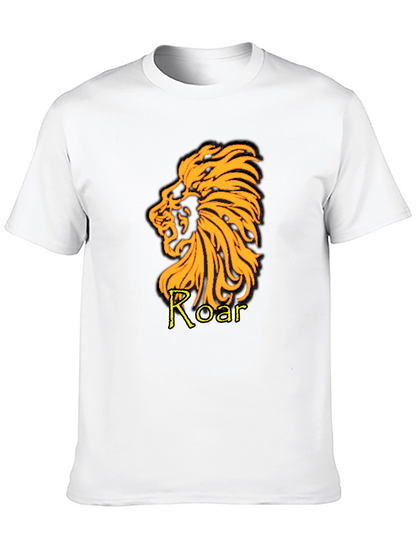Lion Roar Graphic T-Shirt - Black