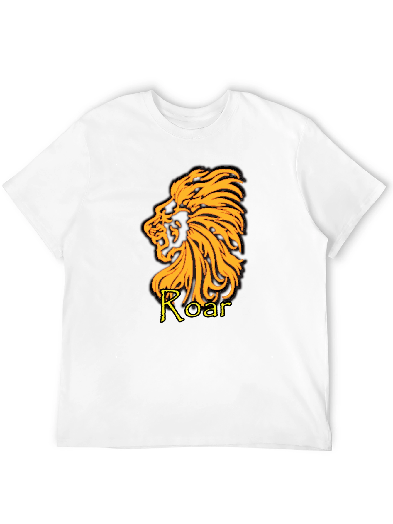 Lion Roar Graphic T-Shirt - Black