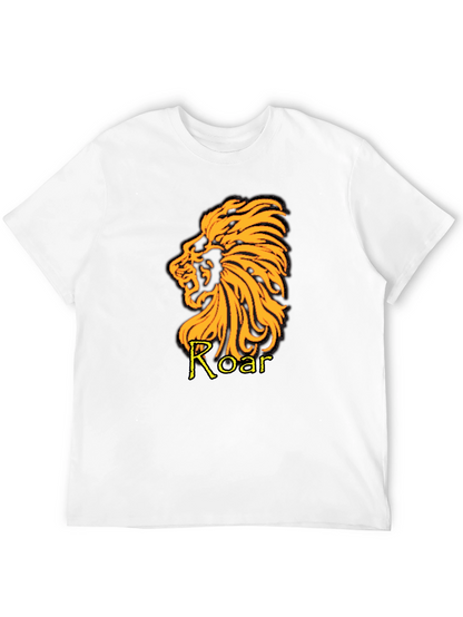 Lion Roar Graphic T-Shirt - Black