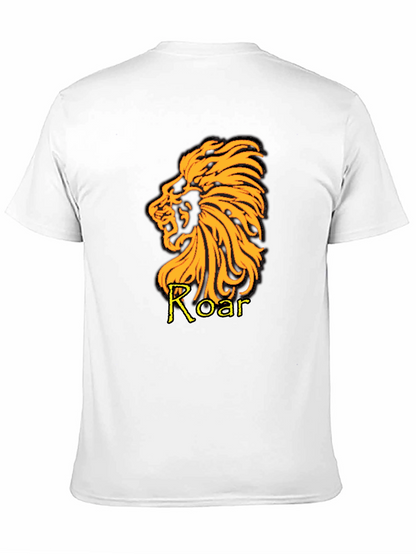 Lion Roar Graphic T-Shirt - Black