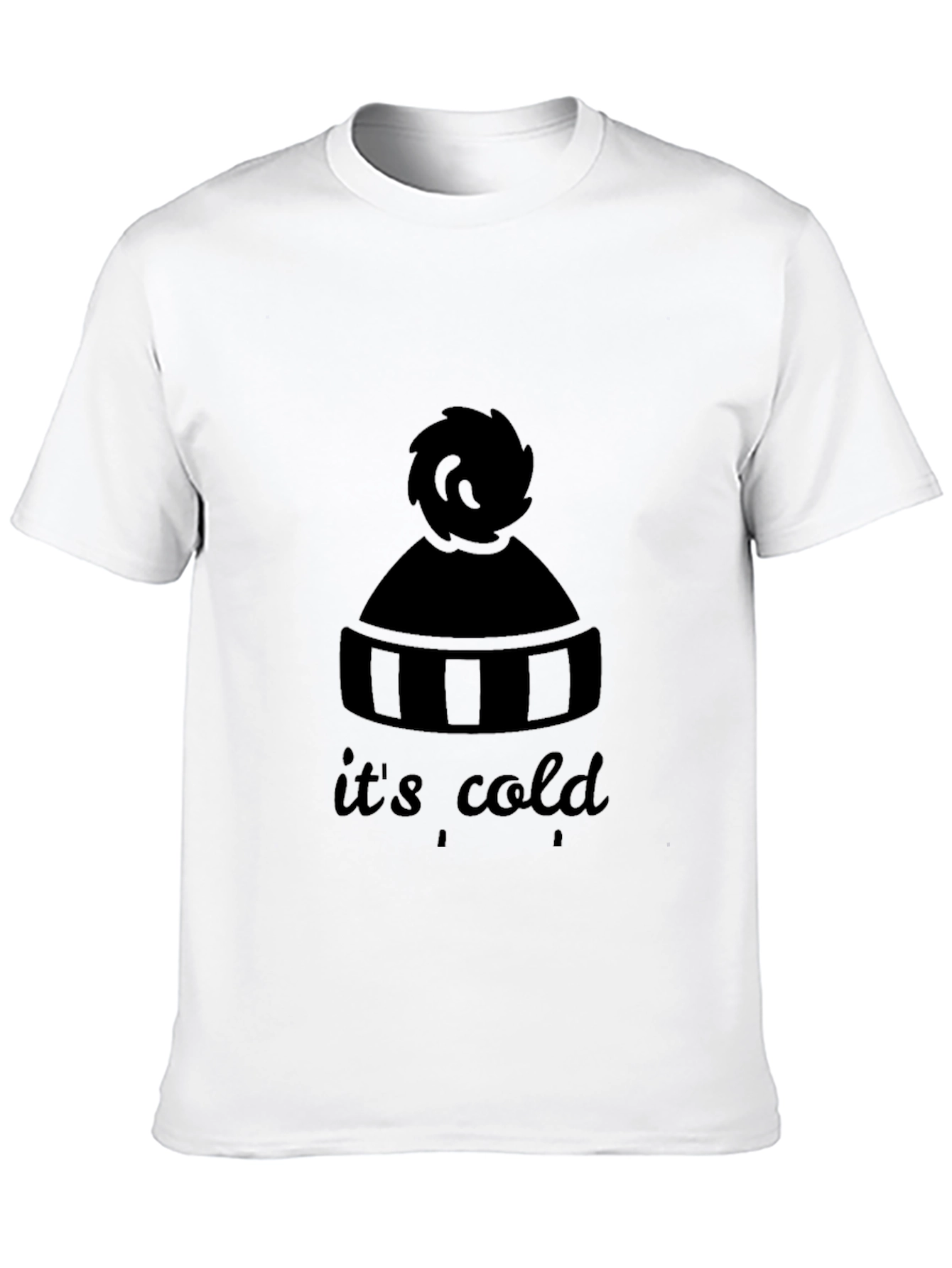 Its Cold T-Shirt - Winter Hat Design