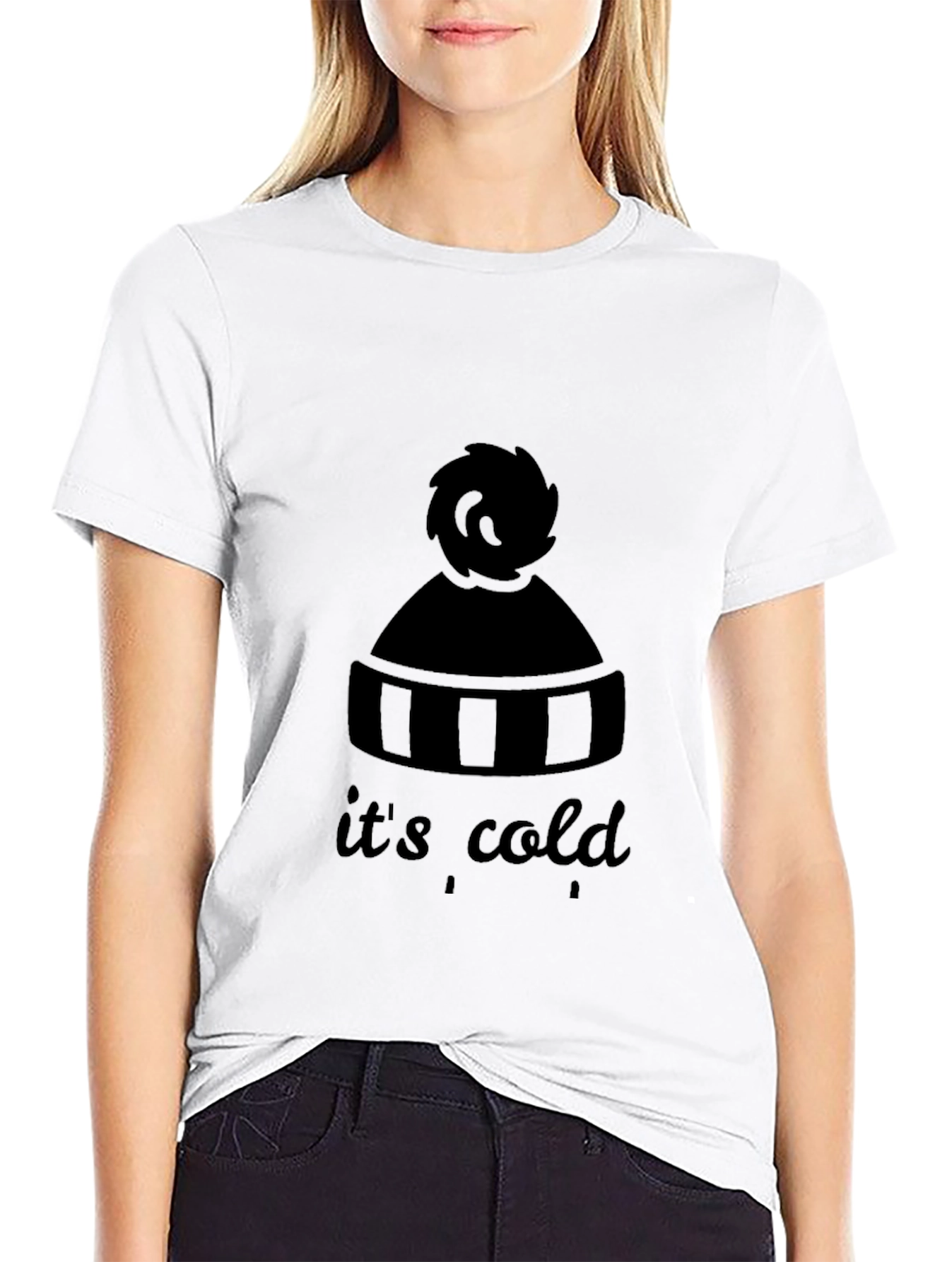 Its Cold T-Shirt - Winter Hat Design
