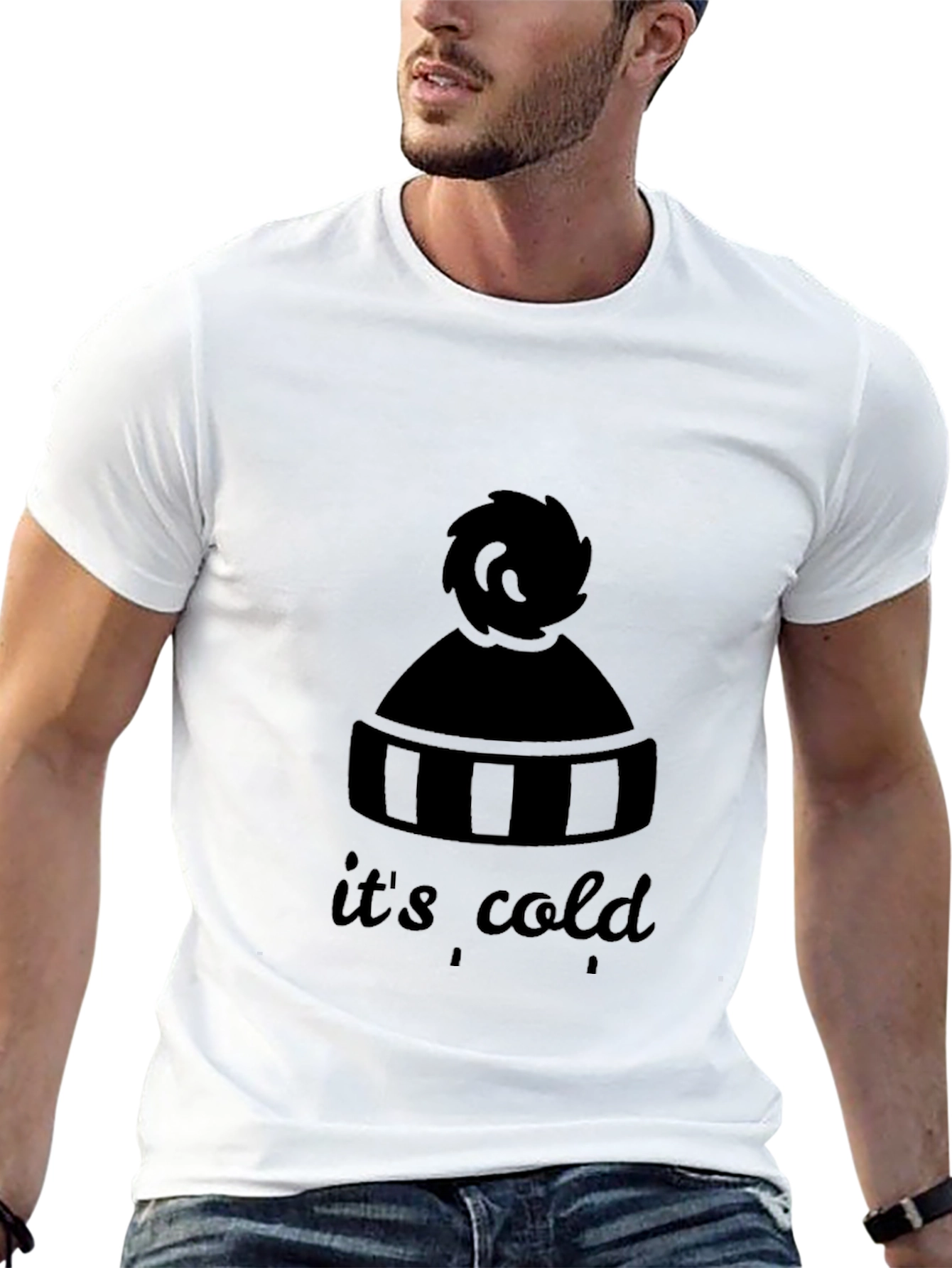 Its Cold T-Shirt - Winter Hat Design