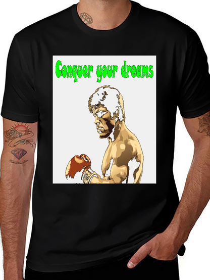 Conquer Your Dreams Graphic Tee - Rocky Inspired T-Shirt