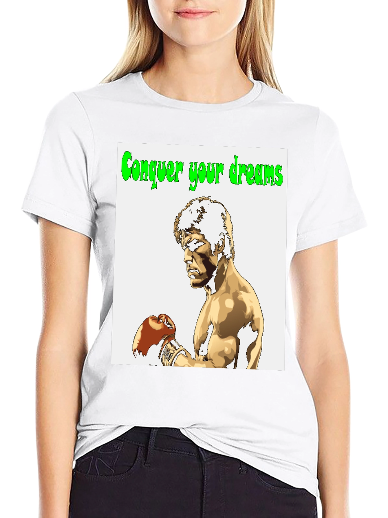Conquer Your Dreams Graphic Tee - Rocky Inspired T-Shirt