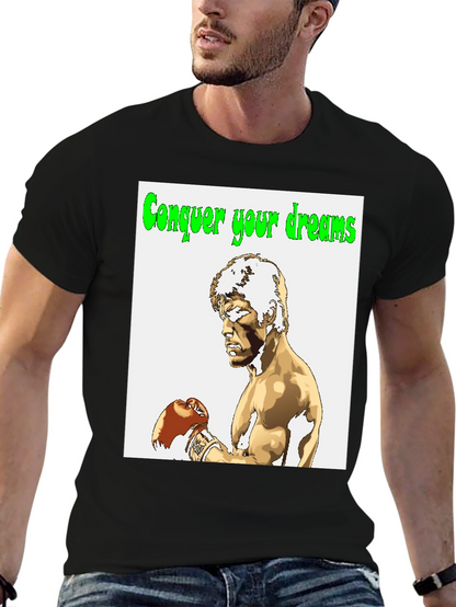 Conquer Your Dreams Graphic Tee - Rocky Inspired T-Shirt