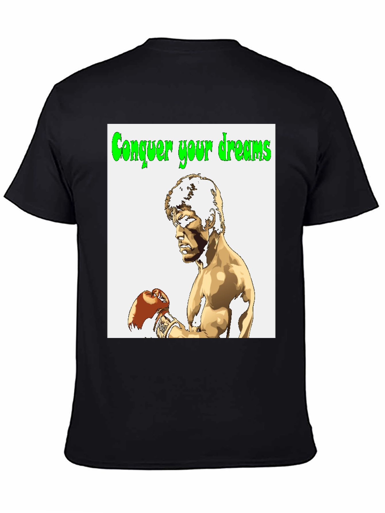 Conquer Your Dreams Graphic Tee - Rocky Inspired T-Shirt