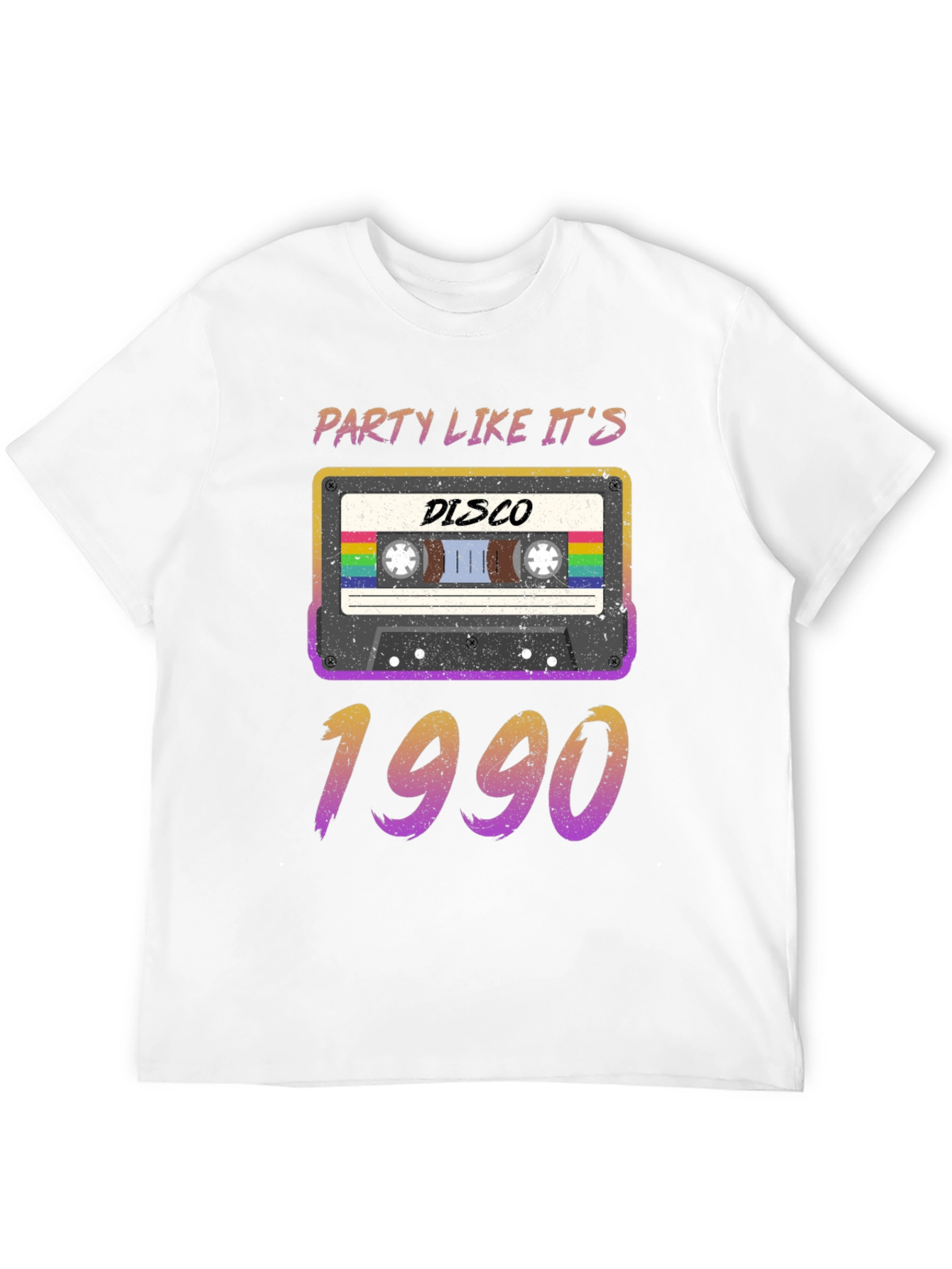 Retro 1990s Disco Cassette T-Shirt
