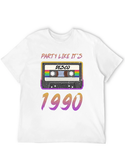 Retro 1990s Disco Cassette T-Shirt