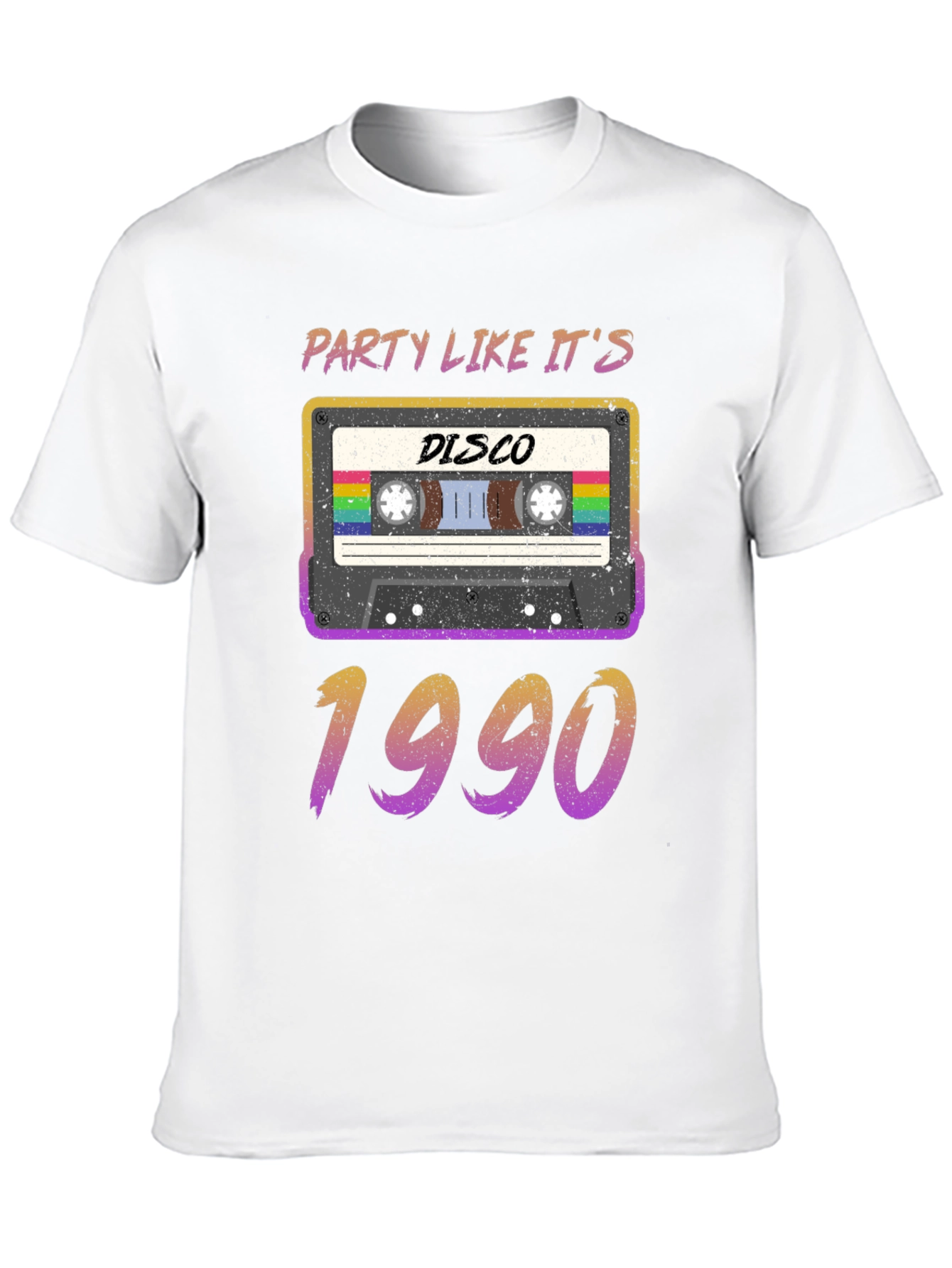 Retro 1990s Disco Cassette T-Shirt