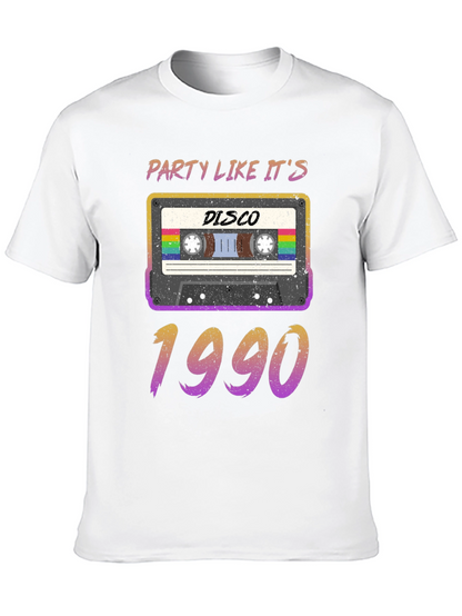 Retro 1990s Disco Cassette T-Shirt