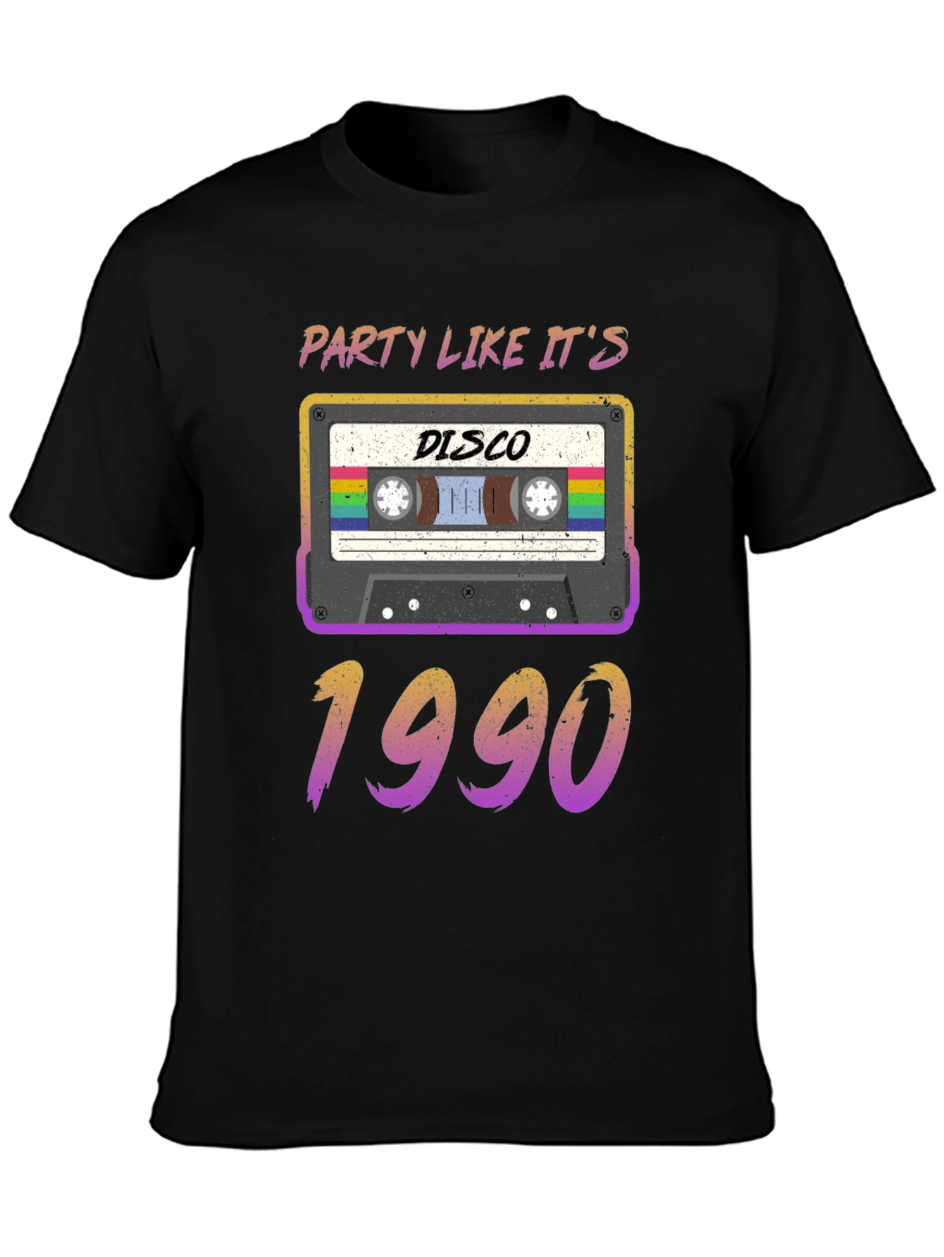 Retro 1990s Disco Cassette T-Shirt