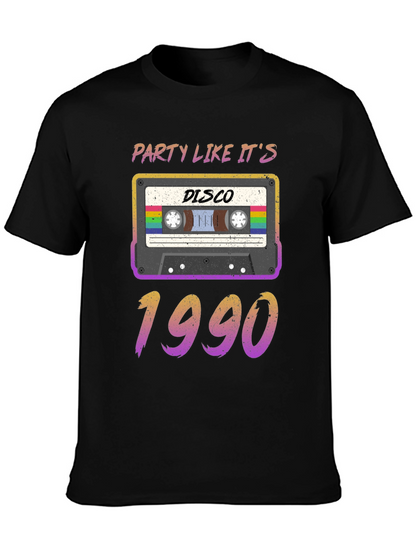 Retro 1990s Disco Cassette T-Shirt