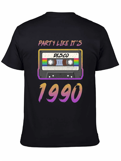 Retro 1990s Disco Cassette T-Shirt