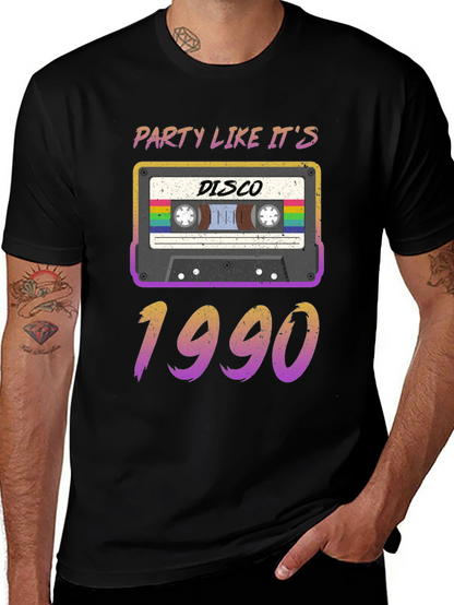 Retro 1990s Disco Cassette T-Shirt