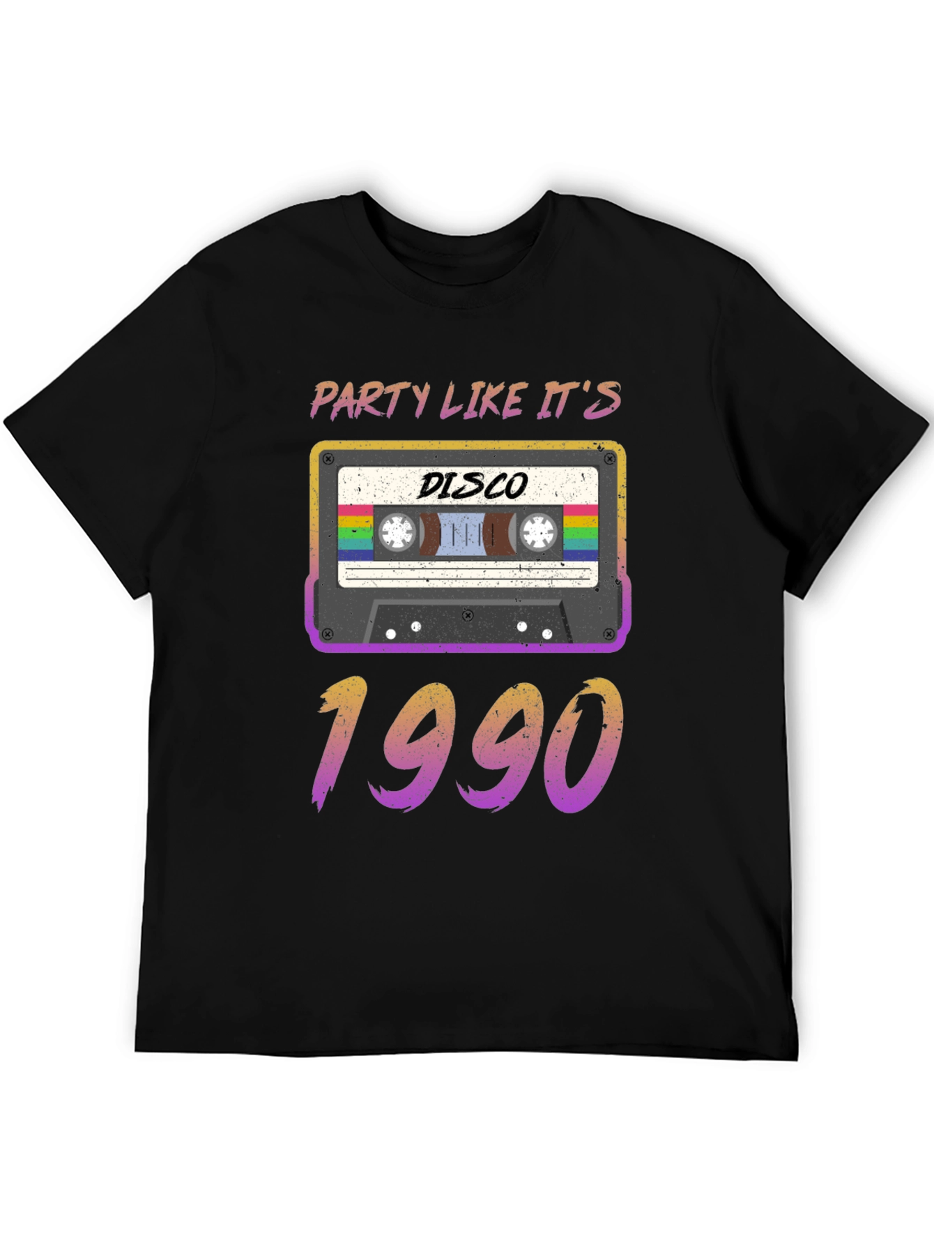 Retro 1990s Disco Cassette T-Shirt