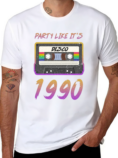 Retro 1990s Disco Cassette T-Shirt