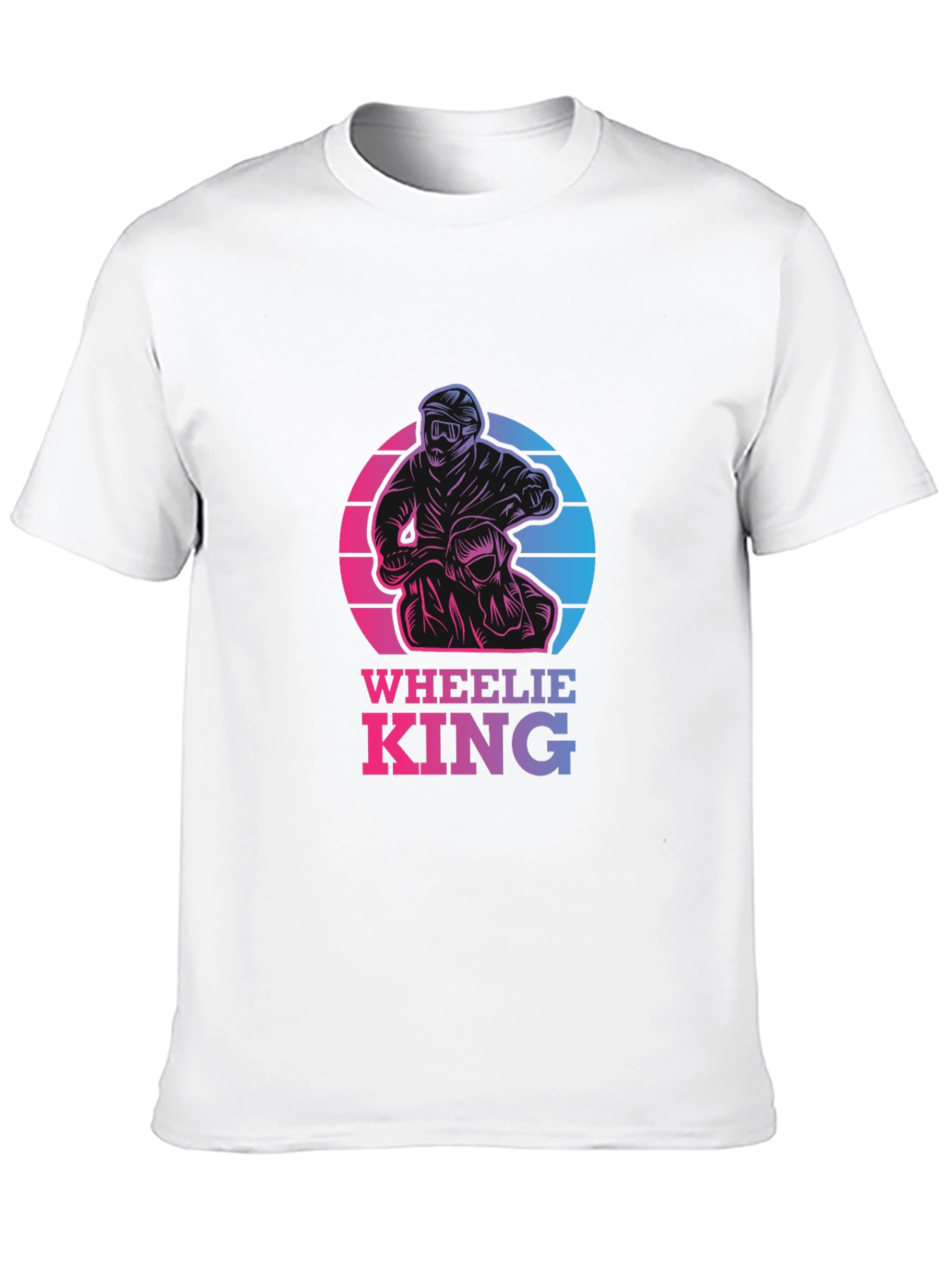 Wheelie King Graphic Tee - Motorbike T-Shirt