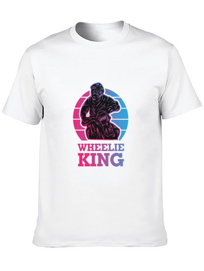 Wheelie King Graphic Tee - Motorbike T-Shirt
