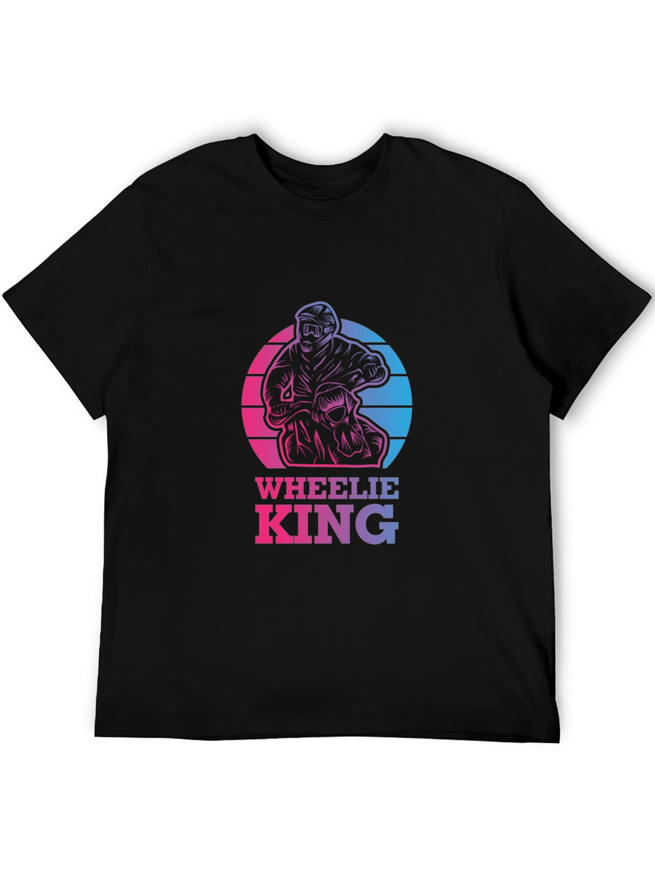 Wheelie King Graphic Tee - Motorbike T-Shirt