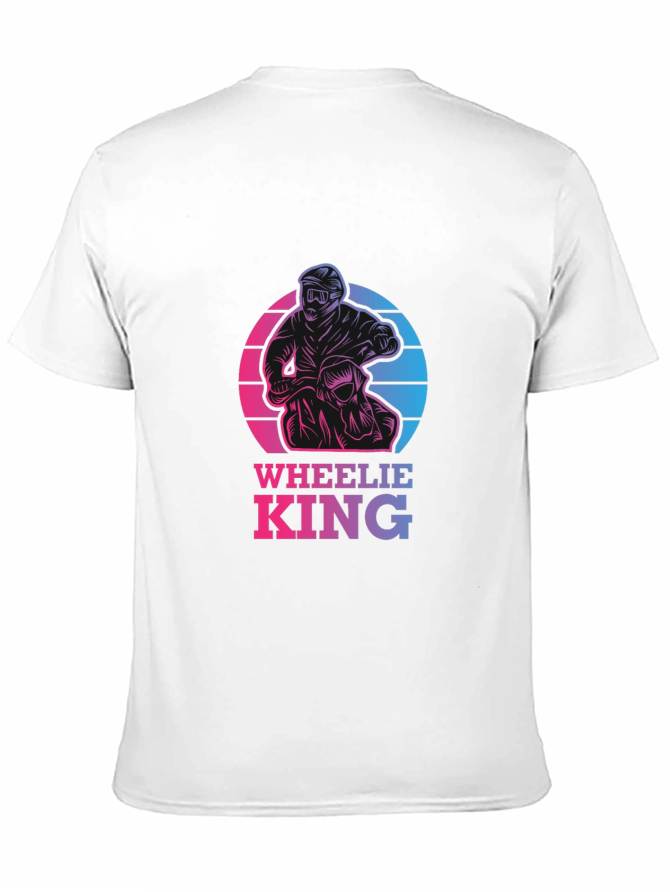 Wheelie King Graphic Tee - Motorbike T-Shirt