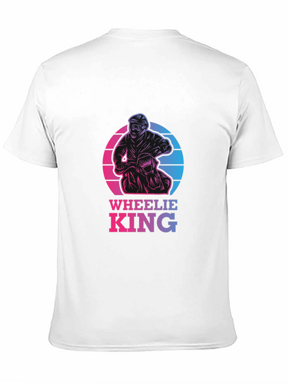 Wheelie King Graphic Tee - Motorbike T-Shirt