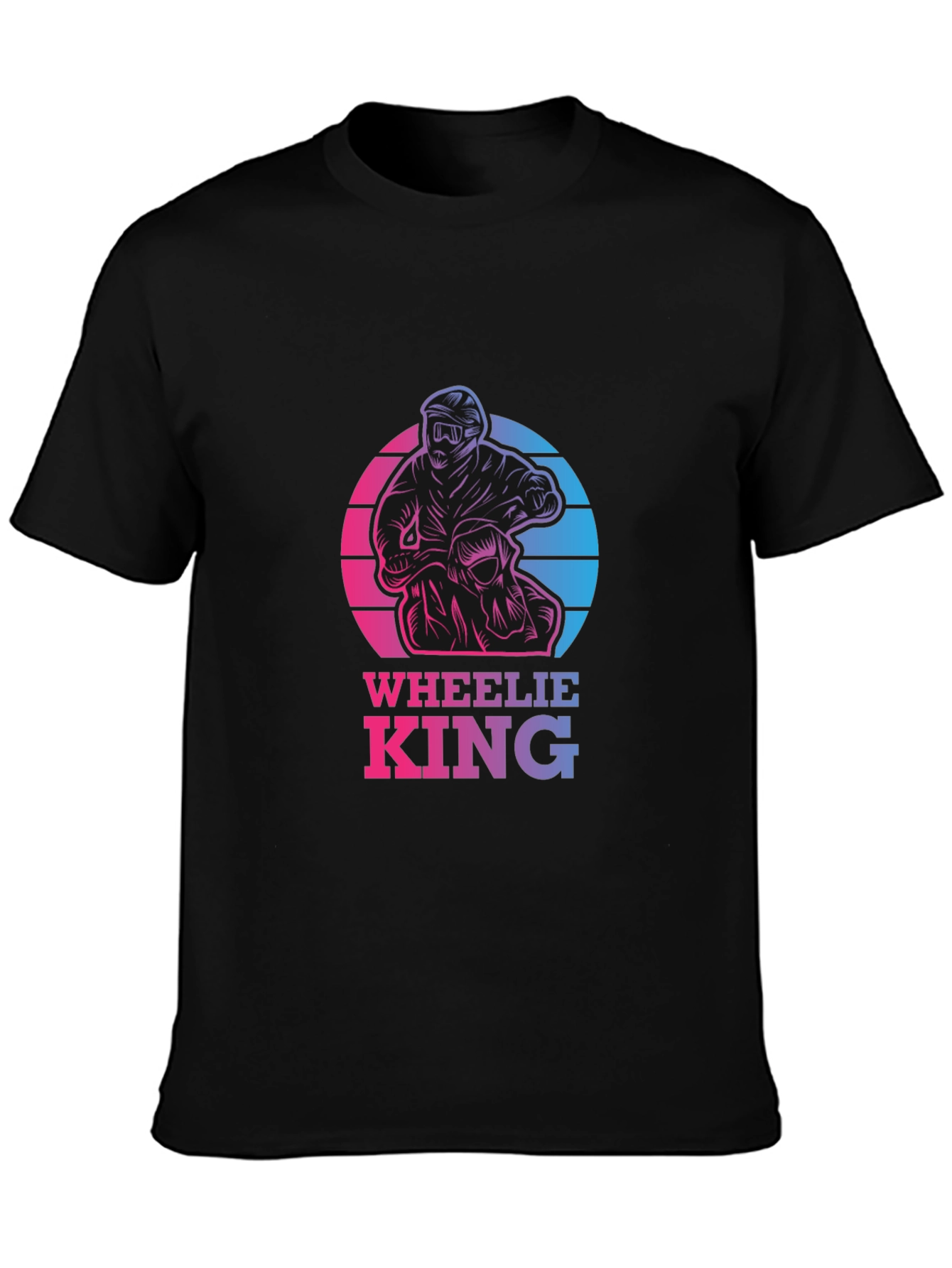Wheelie King Graphic Tee - Motorbike T-Shirt