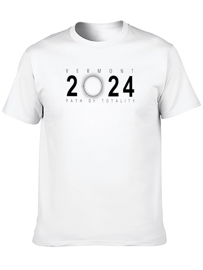 Vermont 2024 Path of Totality Eclipse T-Shirt