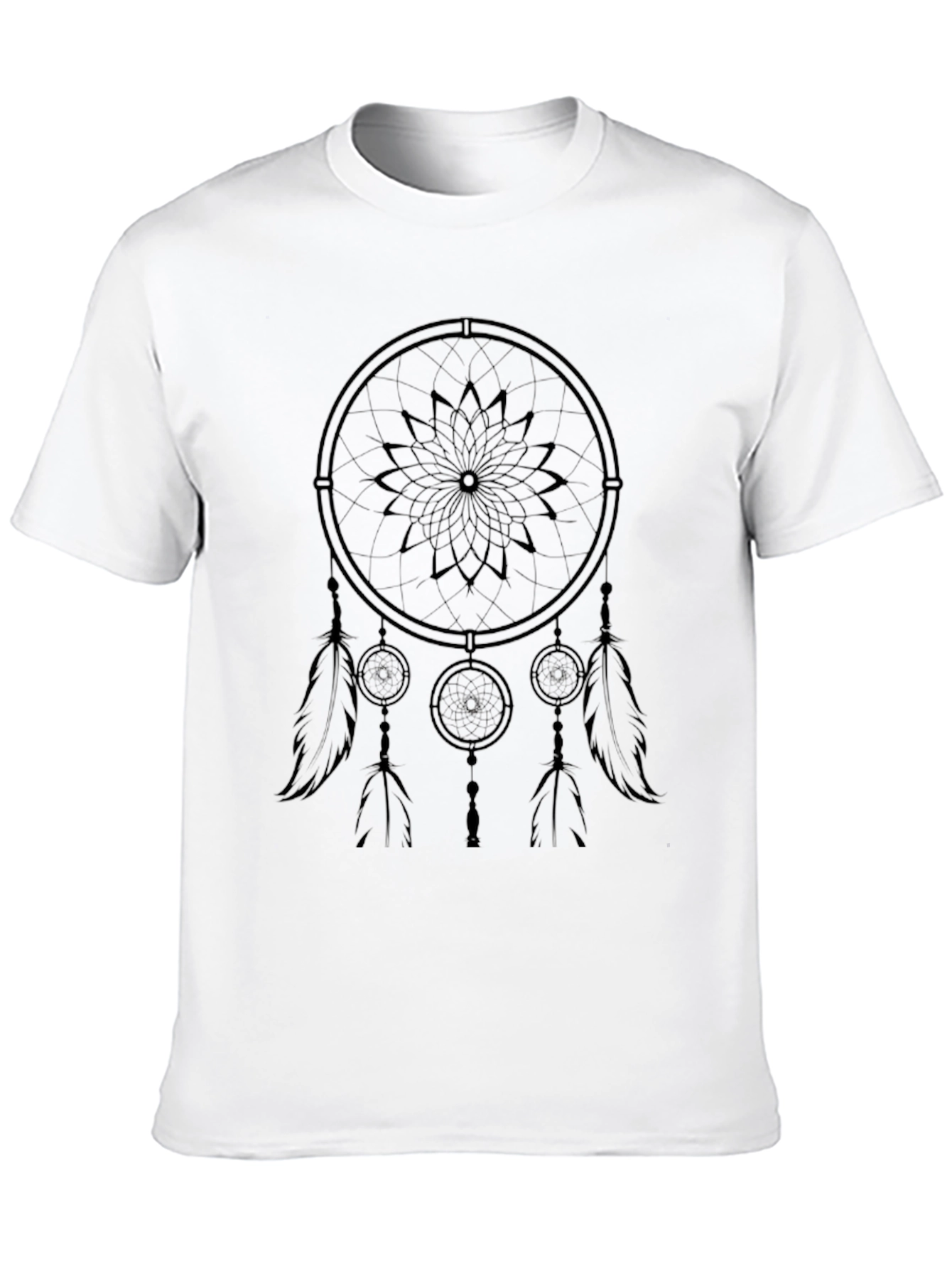 Dreamcatcher Graphic Tee - Stylish Black T-Shirt