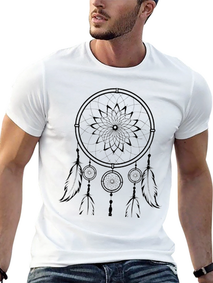 Dreamcatcher Graphic Tee - Stylish Black T-Shirt