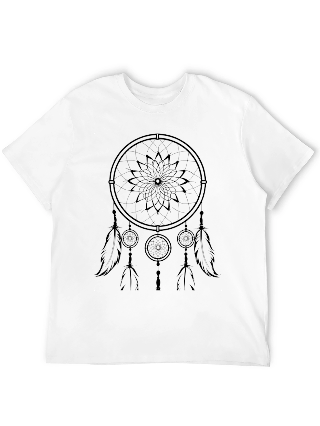 Dreamcatcher Graphic Tee - Stylish Black T-Shirt