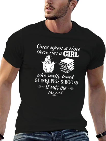 Guinea Pig & Book Lover T-Shirt