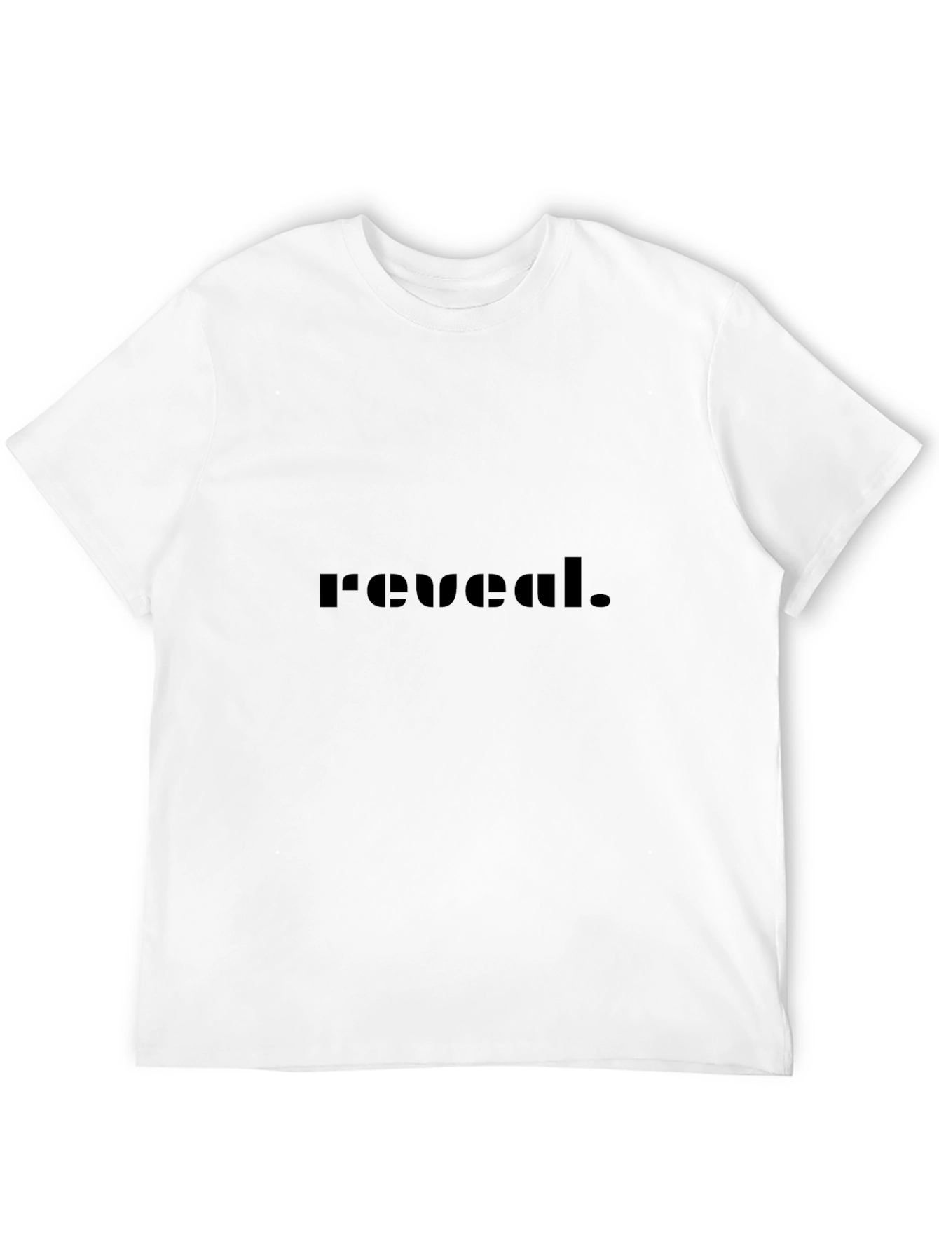 Reveal Black T-Shirt - Stylish & Comfortable