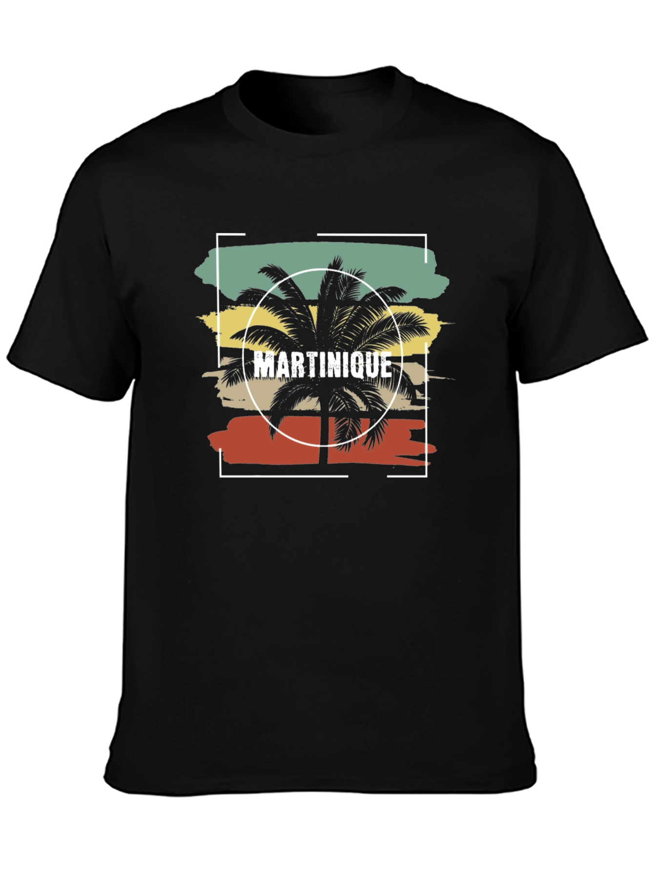 Martinique Palm Tree Graphic Tee